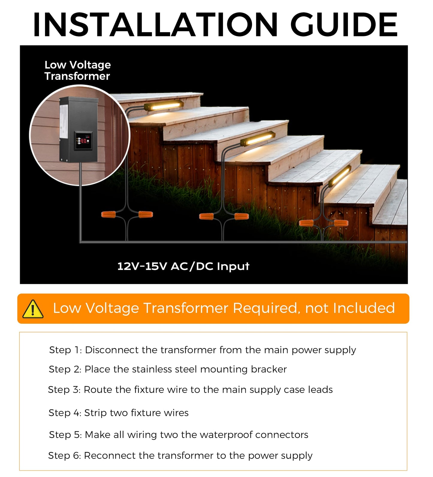 CLOUDY BAY [8 Pack] 7 Inch 5W 5CCT Hardscape Paver Light,Retainng Wall Lights Outdoor,IP65 Waterproof,2700K/3000K/3500K/4000K/5000K Selectable,12V-15 VAC/DC Low Voltage,Frost Lens Step Deck Light