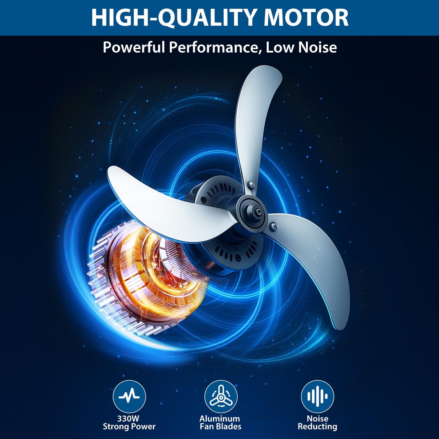 Takywep High Speed Air Circulator Fan, 30 Inch Heavy Duty Industrial Drum Fan - 6000 CFM 3-Speed Metal Floor Exhaust Fan - Portable with Rubber Casters and Handle for Warehouse, Garage, Workshop