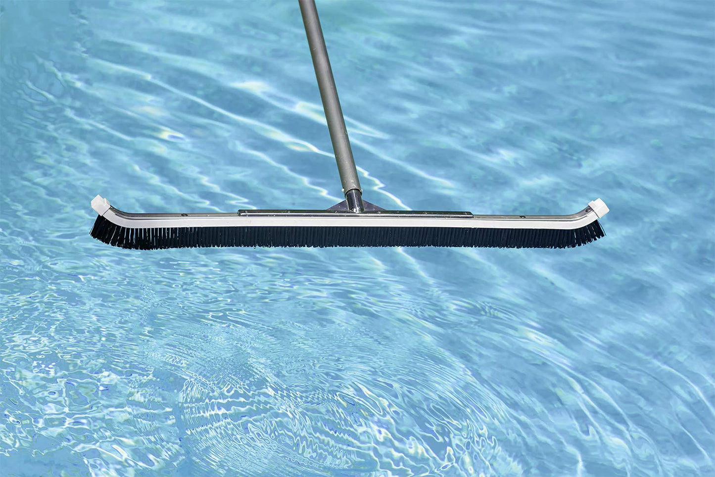 Poolmaster 36-Inch Commercial Pool Brush - Heavy-Duty Aluminum Back & Nylon Bristles for All Pool Types