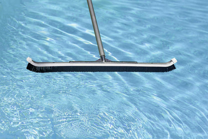 Poolmaster 36-Inch Commercial Pool Brush - Heavy-Duty Aluminum Back & Nylon Bristles for All Pool Types