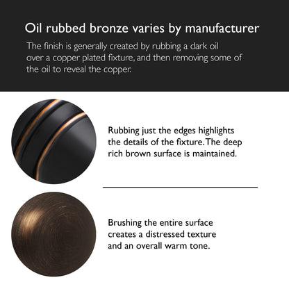 Design House Lydia Wall Sconce, Dimmable, Frosted Glass Shade, Oil-Rubbed Bronze Finish, Model 588814-ORB