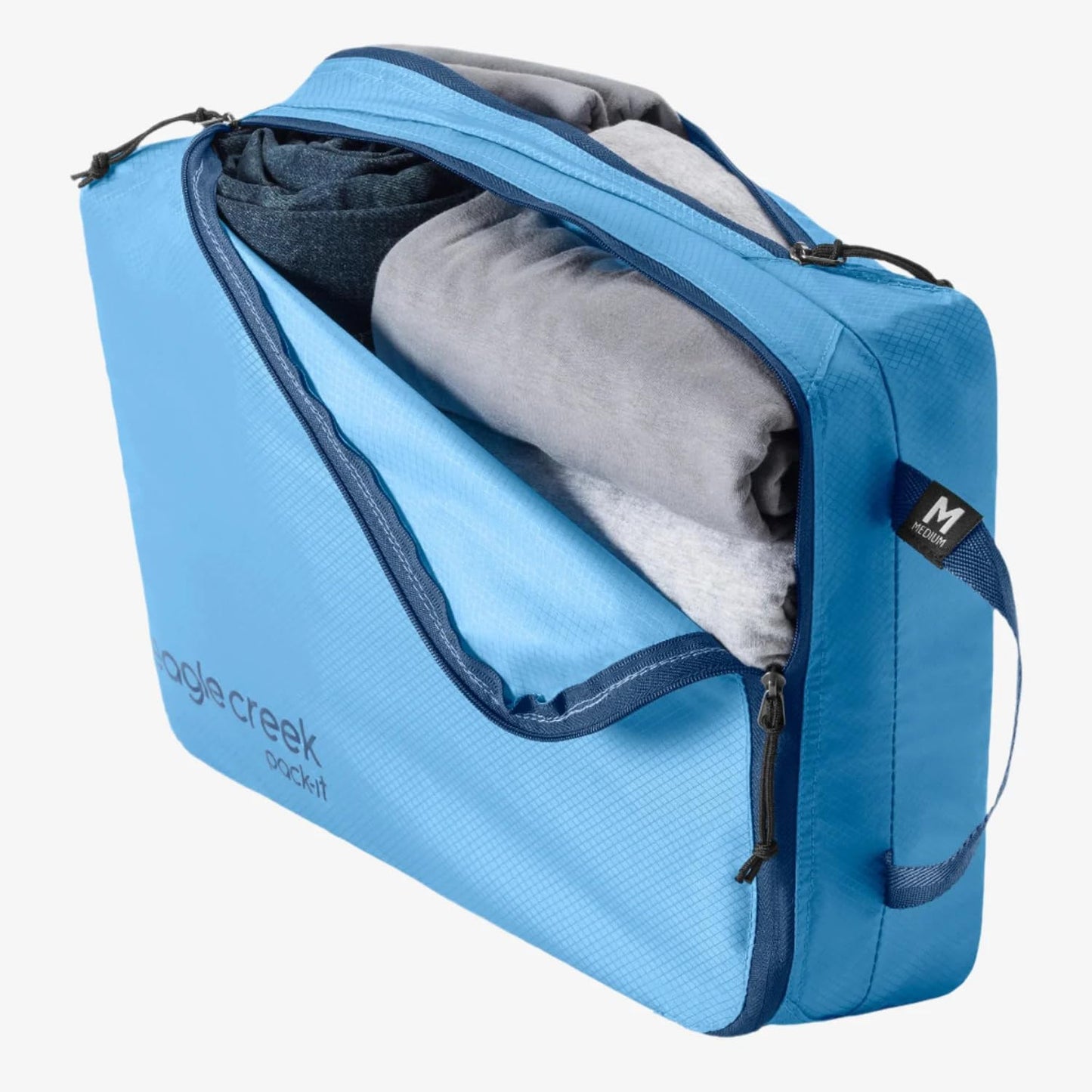 Eagle Creek Pack-It Isolate Extended Stay Set - Includes Shoe Sack, M Clean/Dirty Cube, 2x M Isolate Cube & 2x L - Travel Essentials - Travel Essentials - Blue Dawn