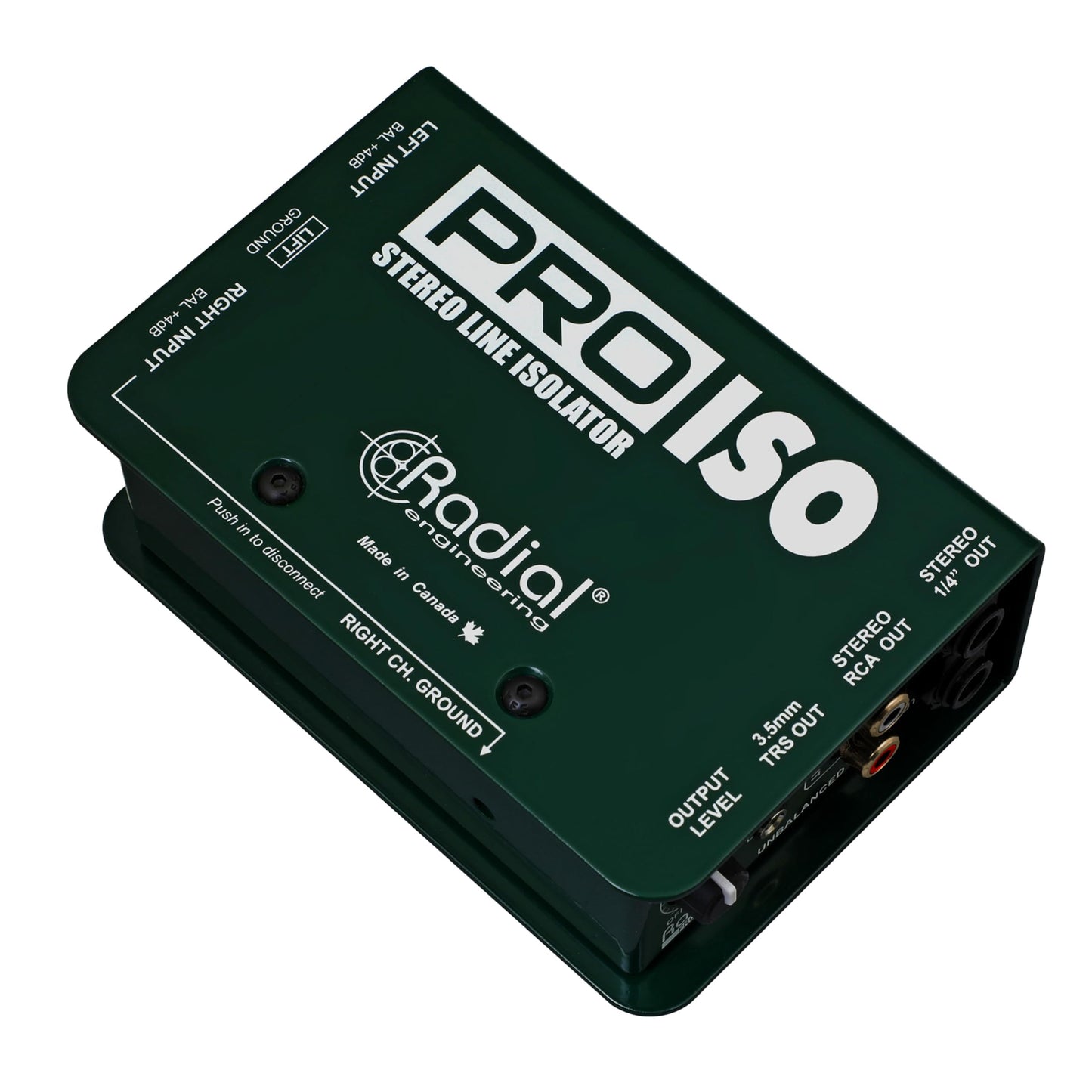 Radial Pro-Iso Stereo XLR Isolator and Converter