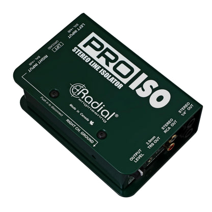Radial Pro-Iso Stereo XLR Isolator and Converter