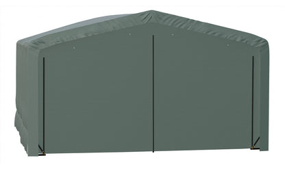 ShelterLogic ShelterTube Garage & Storage Shelter, 20' x 18' x 12' Heavy-Duty Steel Frame Wind and Snow-Load Rated Enclosure, Green