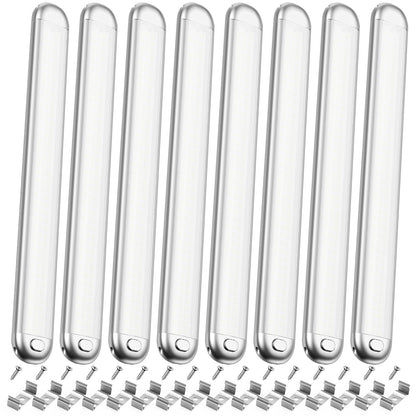SEALIGHT 12V LED Interior Light Bar 1500LM 8W White Aluminum (Pack of 8)