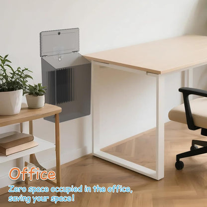 Sealegend Magnetic Slim Trash Can - Lint Bin for Kitchen & Bathroom Organization | Black