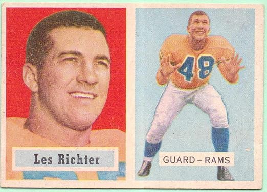 Les Richter 1957 Topps #10 - Los Angeles Rams