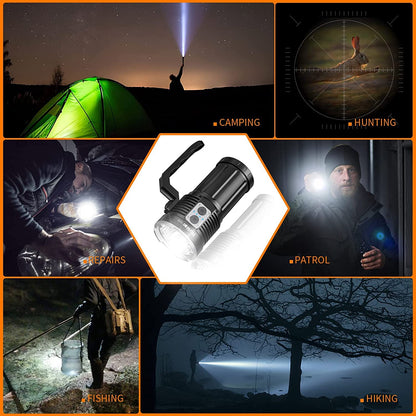 Wurkkos TS32 Super Bright Led Flashlight 13000 Lumens Max, Powerful Flashlight with 12*LH351D&1* SFT40 LED, Waterproof Handheld Rechargeable Flashlight for Camping Searching Hiking