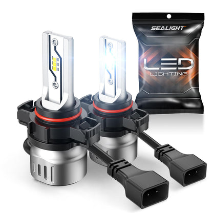 SEALIGHT 5202 LED Fog Light Bulbs, 10000LM Brightness, 6500K Cool White, Plug-and-Play, Pack of 2