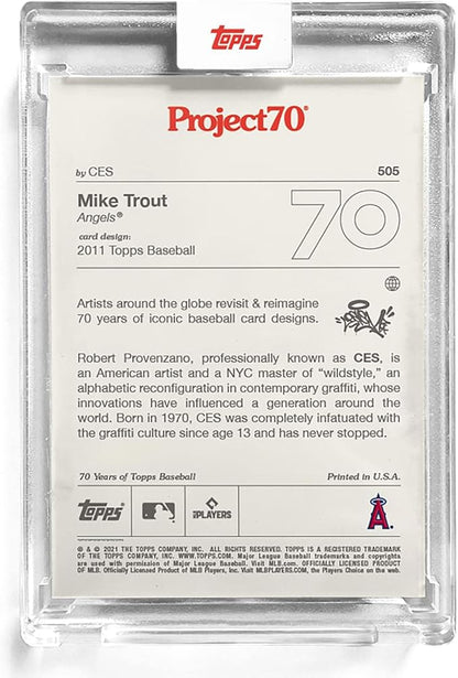 Topps Project70 Card 505 | Mike Trout 2011 by CES