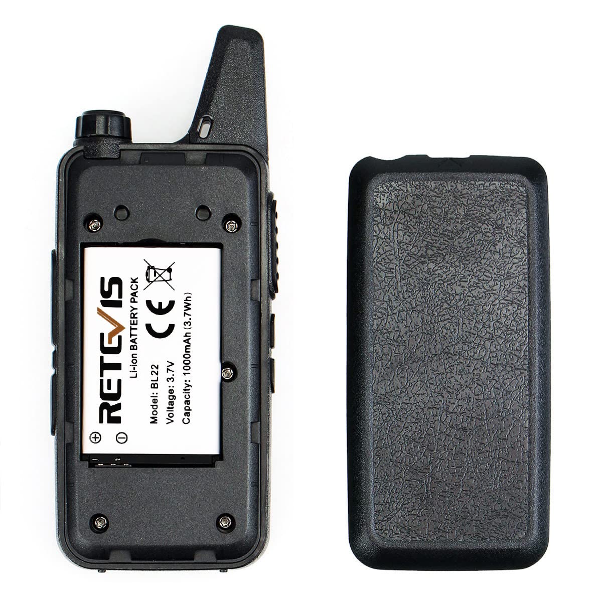 Retevis RT22 2 Way Radios Walkie Talkies,Rechargeable Long Range Two Way Radio, USB VOX Small Emergency 2 Pin Earpiece Headset,for School Retail Church Restaurant (Packed in Pairs with 5 Boxes)