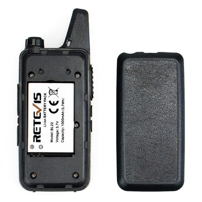 Retevis RT22 2 Way Radios Walkie Talkies,Rechargeable Long Range Two Way Radio, USB VOX Small Emergency 2 Pin Earpiece Headset,for School Retail Church Restaurant (Packed in Pairs with 5 Boxes)