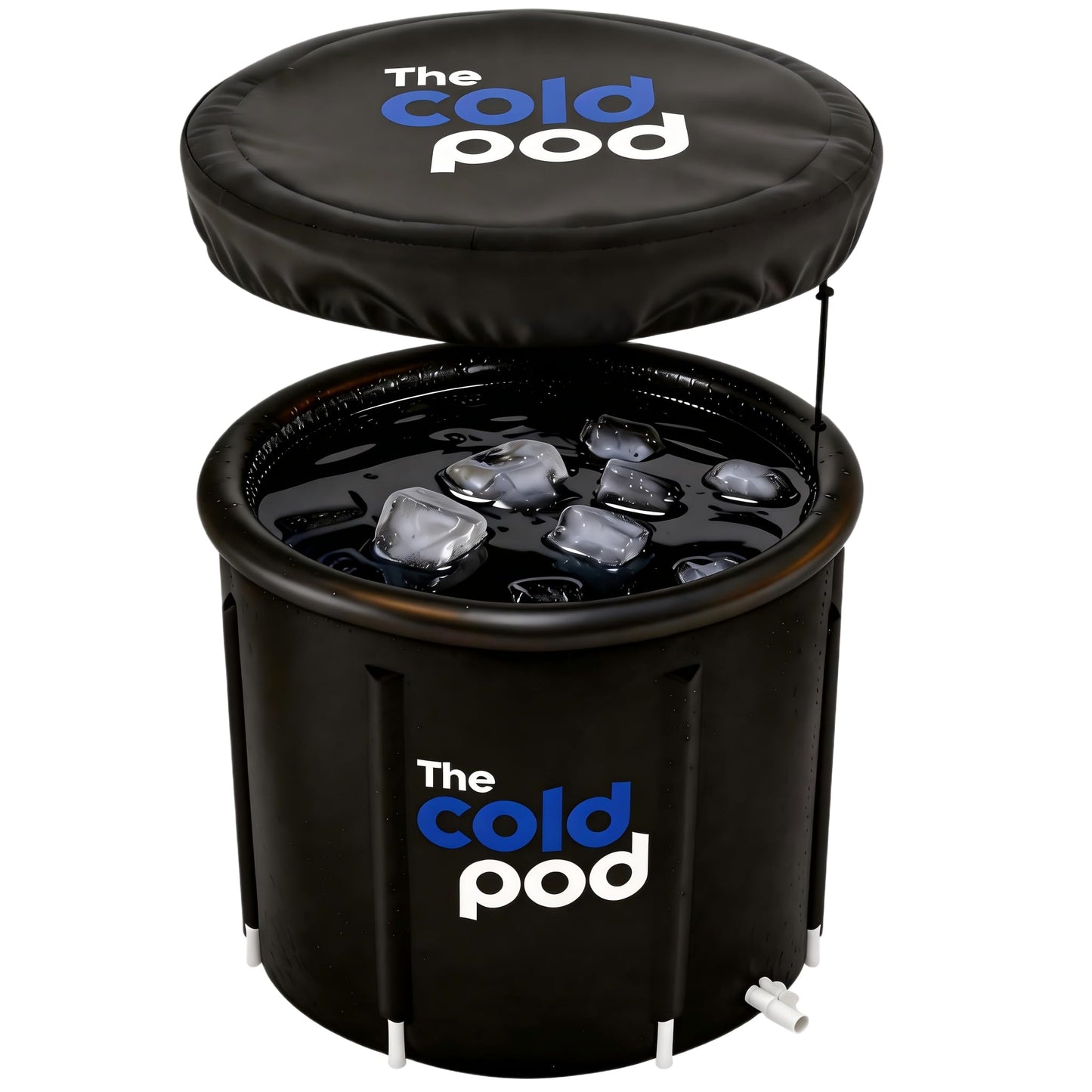 The Cold Pod Ice Bath Tub for Athletes XL: Cold Plunge Tub Outdoor with Cover,116 Gallons Portable Ice Bath Cold Water Therapy Plunge Pool,Large Ice Tub for Cold Dippers at Home