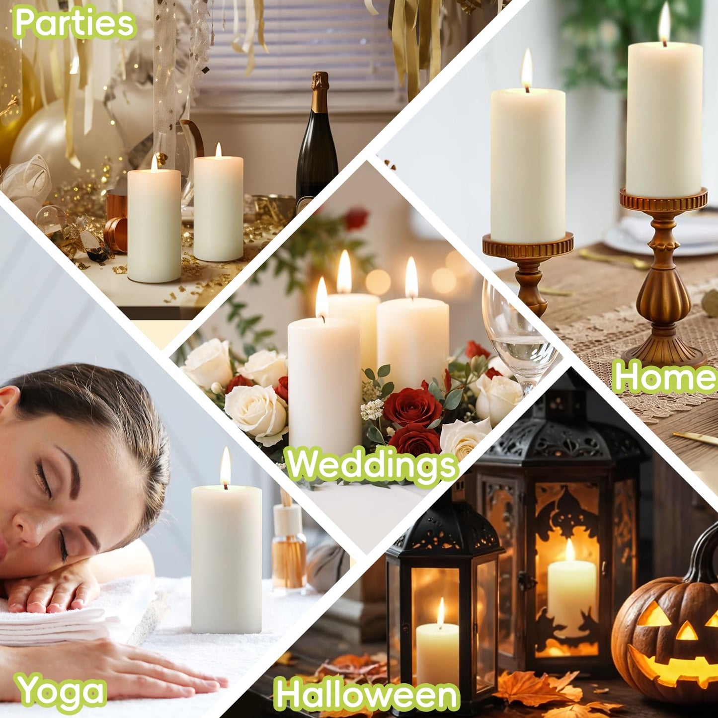 Beeswax Pillar Candles,86 Hours Long Burning Pure Off-White Beeswax Candles,Unscented Bees Wax Candles for Home,Prayer,Dripless Smokeless Organic 100% Beeswax Candles Bulk 2x4in-2pack