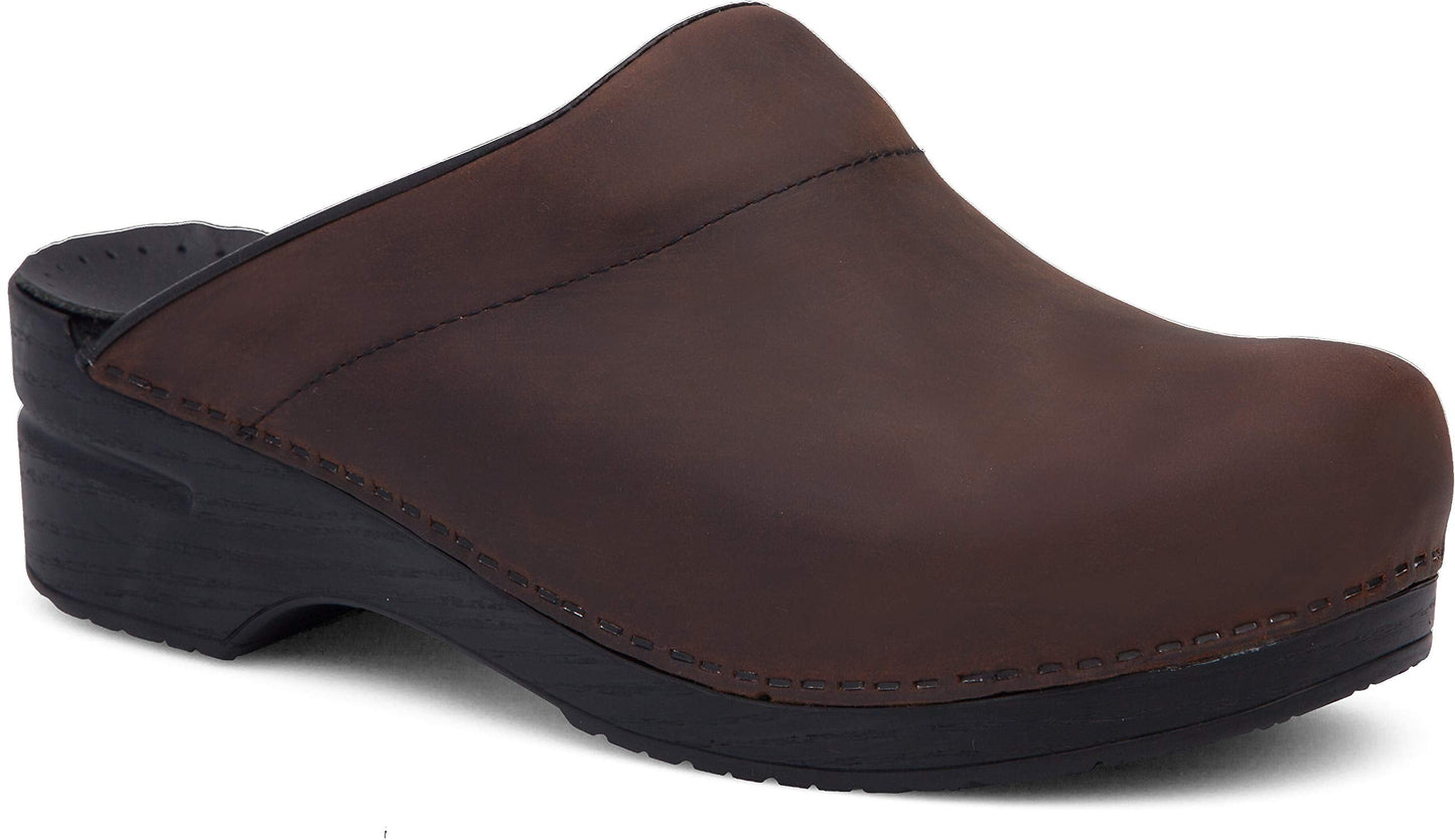 Dansko Men's Karl Antique Brown/Black Sole Mule 12.5-13 M US