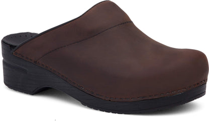 Dansko Men's Karl Antique Brown/Black Sole Mule 12.5-13 M US