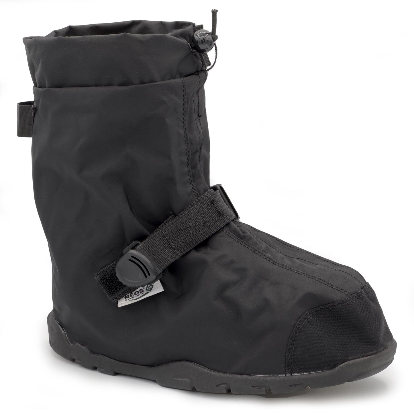 NEOS 10" Villager Mid All-Season Nylon Overboots, Black, Size Medium, Wind Resistant and Waterproof Boot Covers, Lightweight, Comfortable Fit, No-Slip Superlight Outsole
