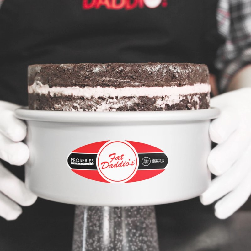 Fat Daddio's PCC-83 Anodized Aluminum Round Cheesecake Pan, 8 x 3 Inch