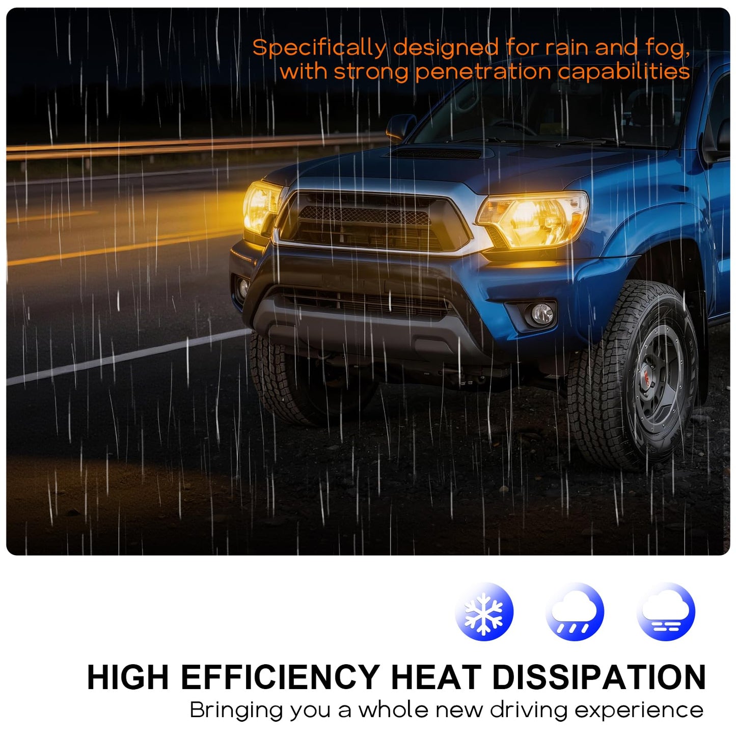 Headlights Compatible with 2012 2013 2014 2015 Toyota Tacoma Headlights Lamps Front LightsChrome Housing Amber Reflector Plug and Play 1 Pair Driver and Passenger Side Clear Lens