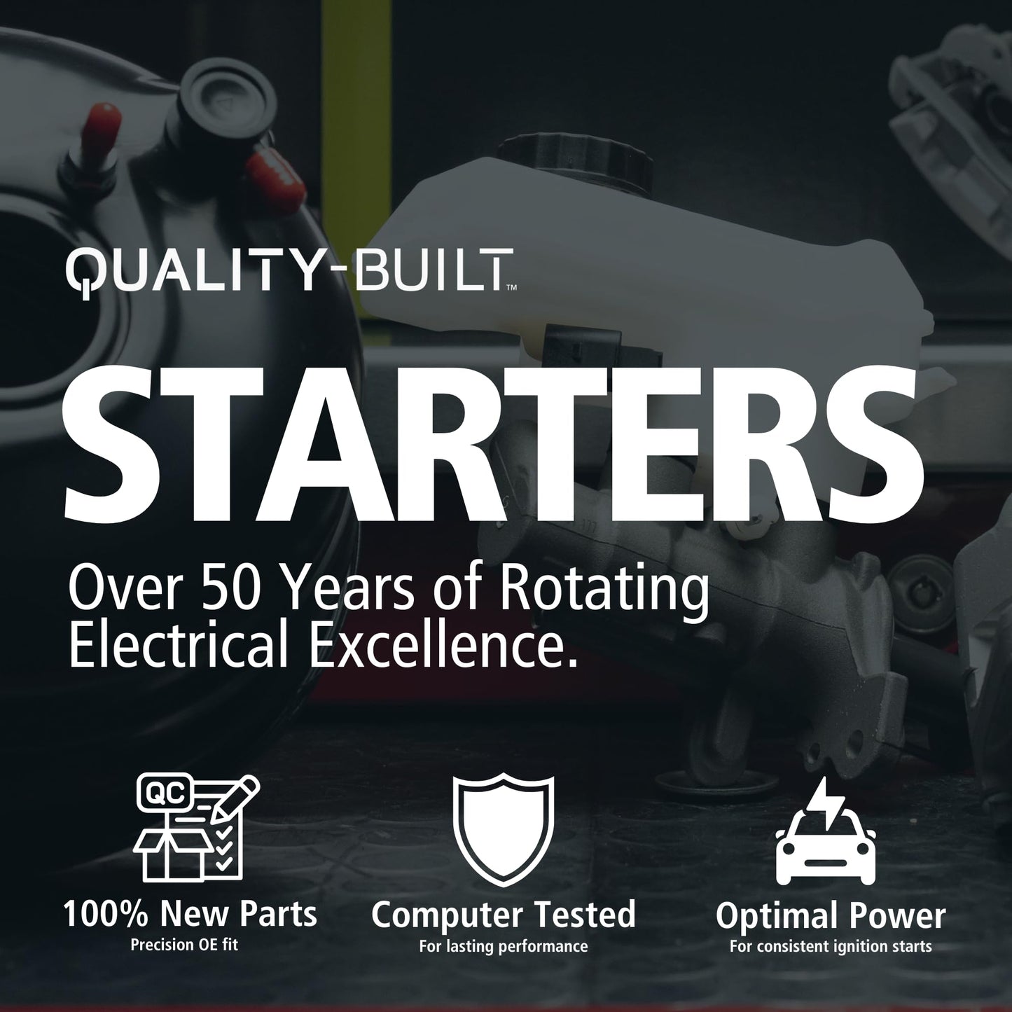 Quality-Built 12198N Domestic Starter-New