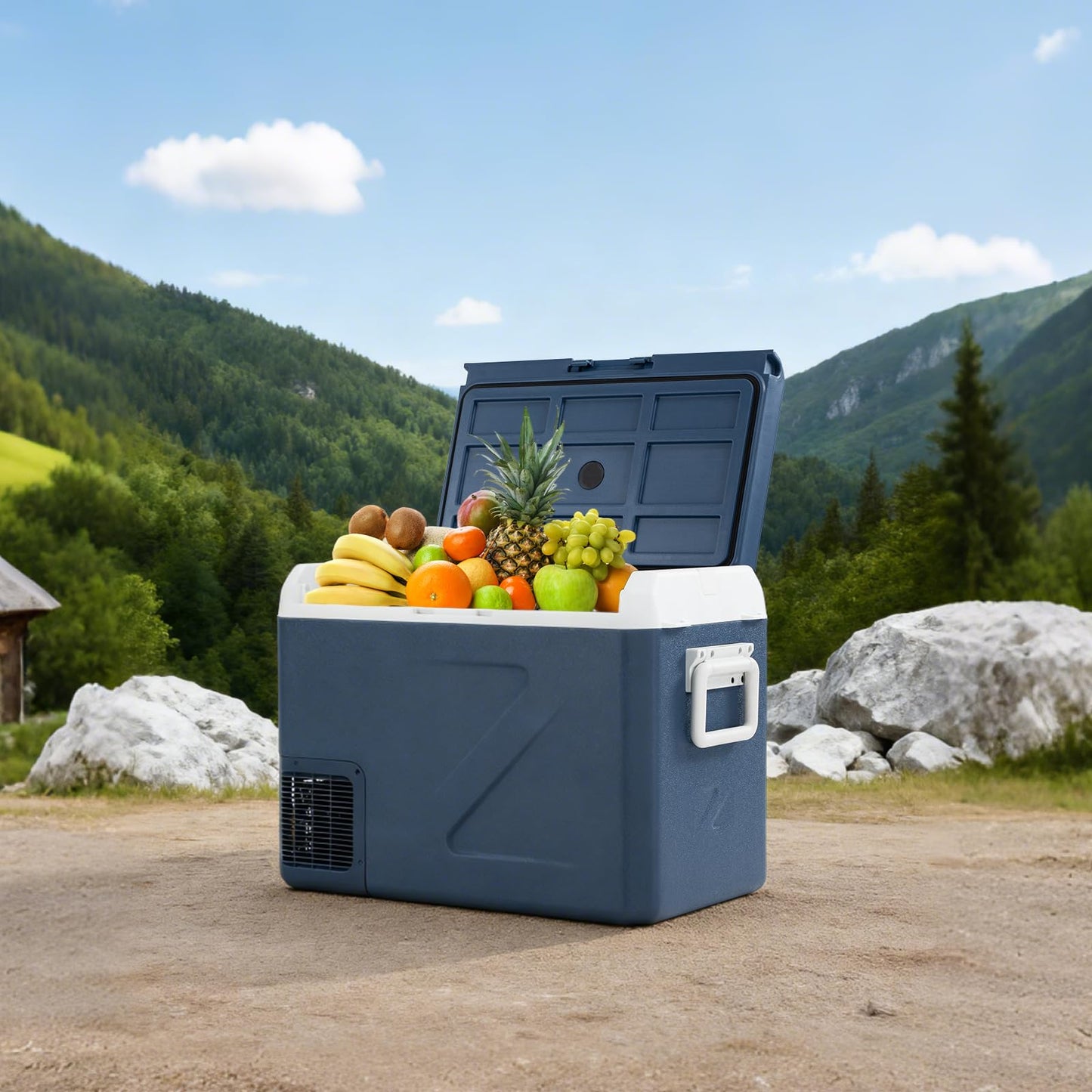 zcamp ICF41 12 Volt Car Refrigerator,42QT/40L Portable Freezer Electric Cooler -4℉~68℉,12/24V DC 100-240V AC Car Fridge for Camping, Road Trips, RV, Truck