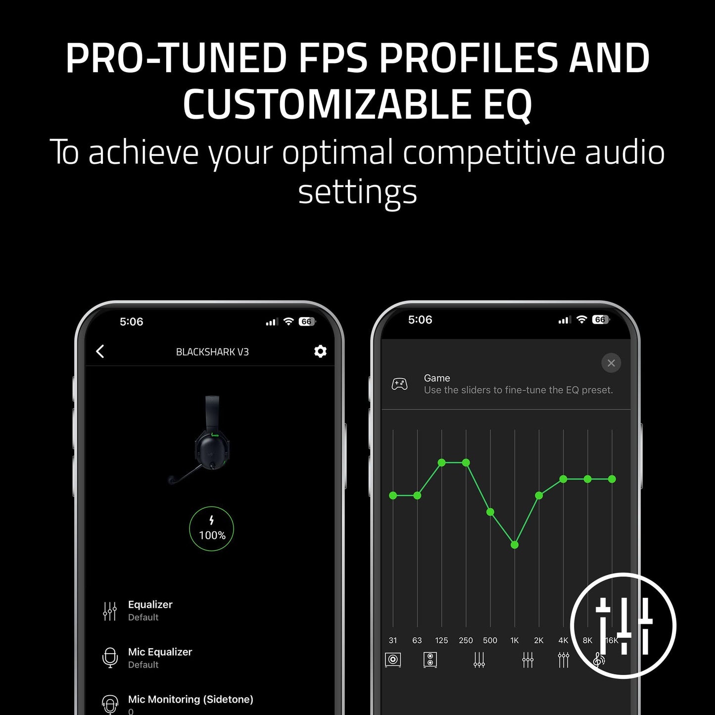 Razer BlackShark V3 Wireless Gaming Headset for Xbox: 50mm Drivers - Super Wideband Mic - 2.4 GHz, Bluetooth, USB - Works with PC, Mac, PS5, Nintendo Switch, Smartphone - Long Battery Life - Black