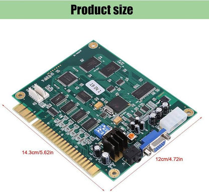 KOOBOOK 1Pcs Multi Classic 19 in 1 Multicade Arcade Multigame Jamma PCB Board Multiple Arcade Games Video Board