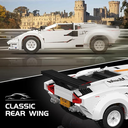 Mould King Classic Super Sports Car Building Blocks Kit MOC Racing Car Model Replica Building Set for Adults Collectible Set to Build for Kids Boys Girl 1349 Pieces