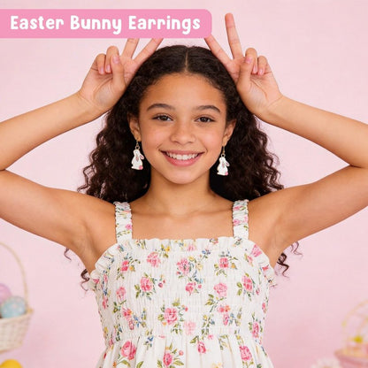 Ithmahco Easter Gifts for Teens Girls Women Adults, Easter Basket Stuffers for Teens Adults, Teen Girl Easter's Basket Stuffers, Pink Bunny Themed Gift Baskets for Teen Girl Adult Women Daughter