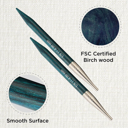 KnitPro Dreamz Interchangeable Circular Needles 4" (10cm) | US Size 11 (8mm)