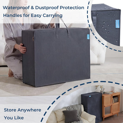 Freesof Odorless Foldable Mattress Twin Size 75" x 38" x 6", 6 Inch Medium Firm Folding Foam Mattress with Storage Bag, Fiberglass Free Trifold Memory Foam Mattress for RV, Guest Bed