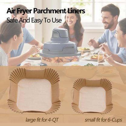 Ninja Crispi Air Fryer Liners - 270PCS Disposable Parchment Paper for 4-in-1 Cooking System