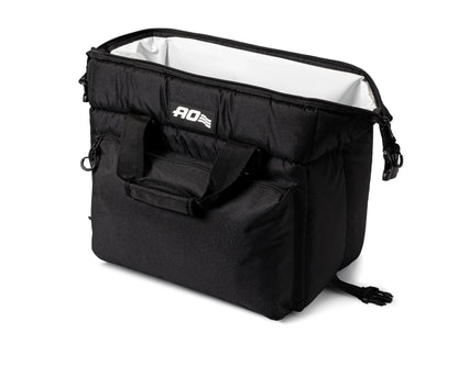 AO Coolers Caravan Canvas Soft Cooler with High-Density Insulation, Oversized Storage Pockets, Black, 24-Can