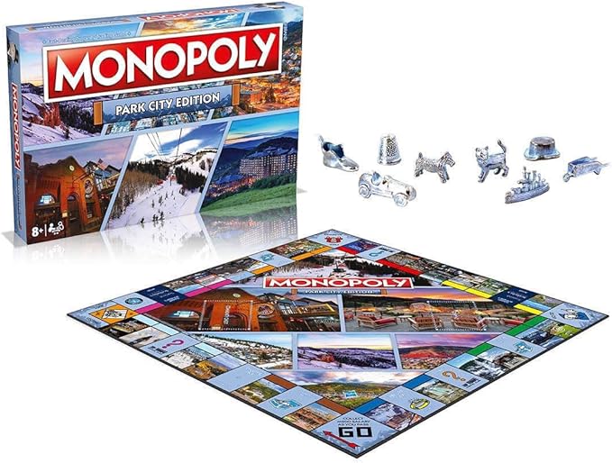 Monopoly Board Game Park City Edition: 2-6 Players Family Board Games for Kids and Adults Board Games for Kids 8 and up for Kids and Adults Ideal for Game Night