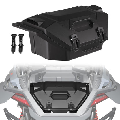 XATVXUTV 36QT UTV Rear Cargo Box for Polaris RZR Pro R, Water Resistant Dust Free Rear Bed Tool Storage Box with 2 Lockable Latches for Polaris RZR Pro R 4 2022-2025 Accessories, Replace OEM #2884236