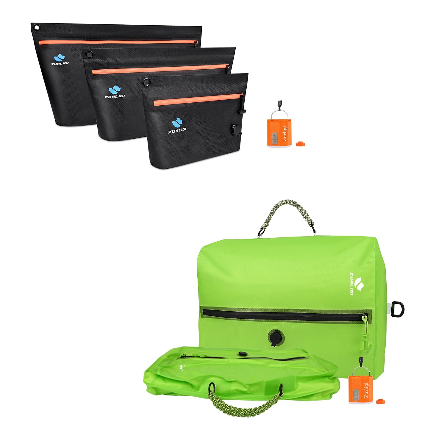 Zurligi Vacuum Compression Travel Bags Kit with Mini Pump, 39L Carry-On Vacuum Seal Bag + S/M/L Packing Cubes Set for Clothes & Underwear, Space Saving Organizer for Suitcase & Backpack