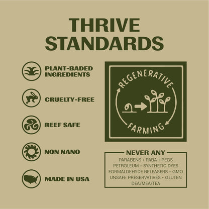 Thrive Natural Care Mineral Face Sunscreen for Sensitive Skin SPF 30, 2 Ounces - Moisturizing Unscented Sunscreen for Face - Broad Spectrum with Clear Zinc Oxide - Vegan