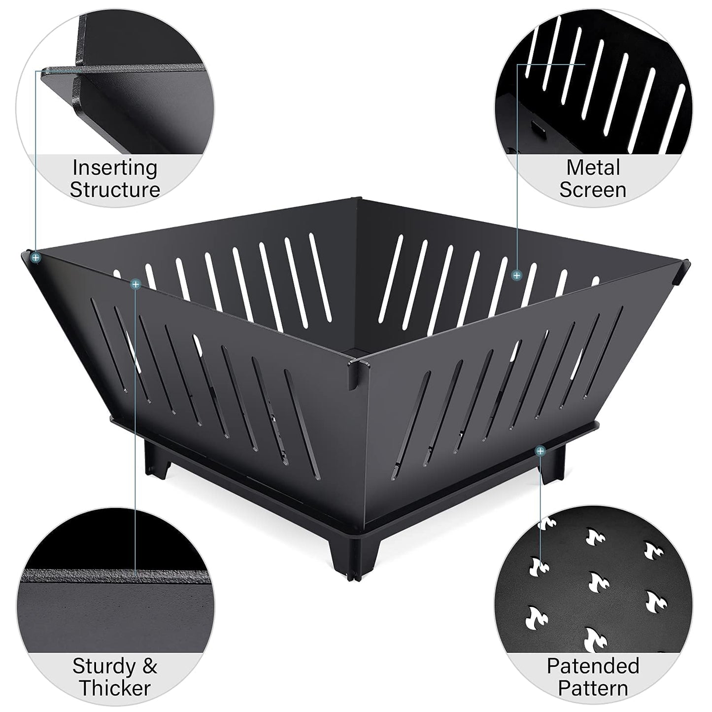Fire Pit and Log Carrier