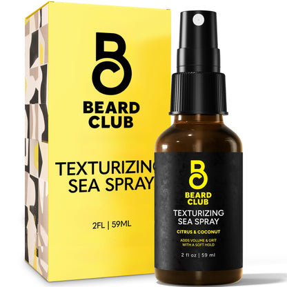 Beard Club - Beard Growth Serum with Natural Castor, Coconut and Avocado to Grow a Thicker, Fuller Beard, Fill in Patches and Stimulate Healthier Facial Hair Growth
