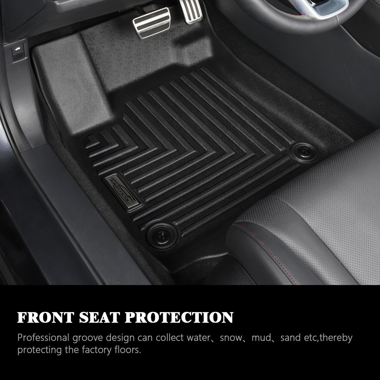 XINSHANGXIU Floor Mats & Cargo Liner for 2026 Subaru Crosstrek Hybrid (Fit Hybrid, Not for Gas),TPE All Weather Protection Slush Floor Liner and Backrest Mat Accessories