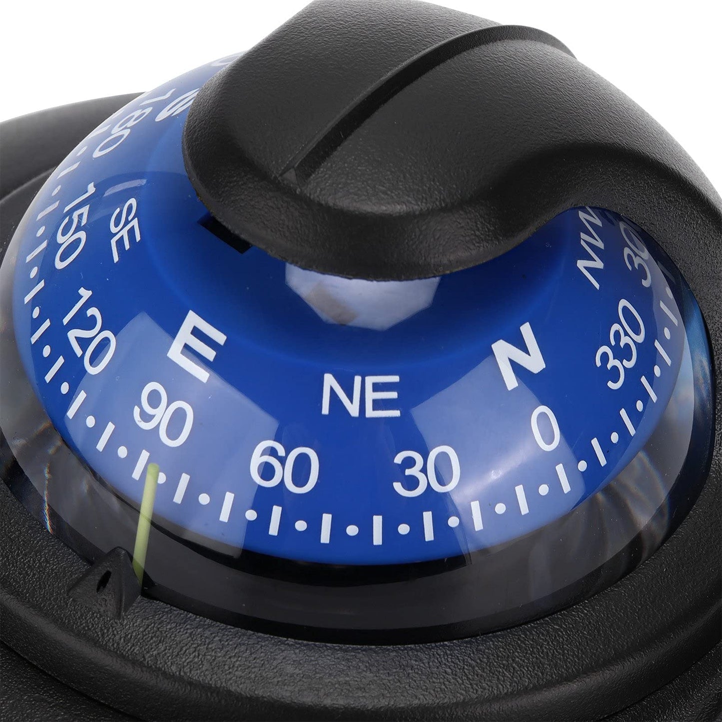 Entatial Flush Mount Compass, Reliable Marine Compass ABS for Travel for Vehicles for Boating for Marine