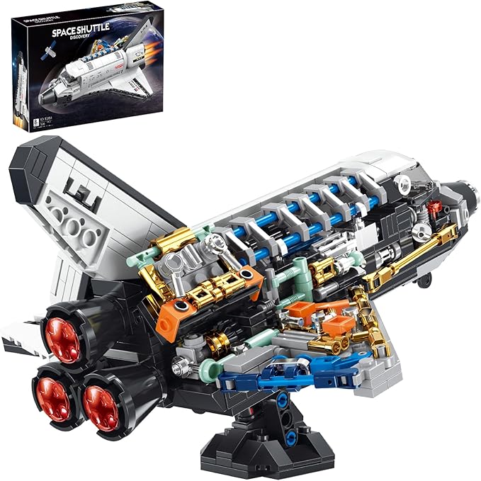 Space Shuttle Building Block SetsSpaceship Building Toy Model for Adults &amp BoysDesign Collection for Home or Office Decor(536PCS)