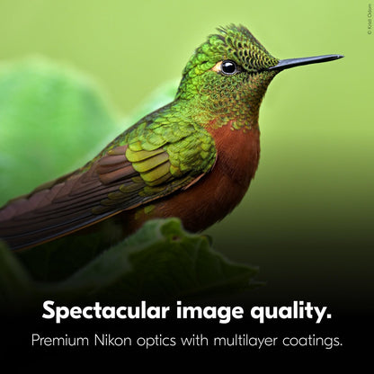 Nikon Monarch M5 10x50 Binocular | High-Magnification Waterproof Fogproof Rubber-Armored 50mm Objective Binocular with ED Glass Multilayer-Coated Lenses | Wildlife Nature Observation Optic