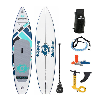 Solstice Watersports Islander Inflatable Stand-Up Paddle Board Kit (11'2 x 31'' x 6'')