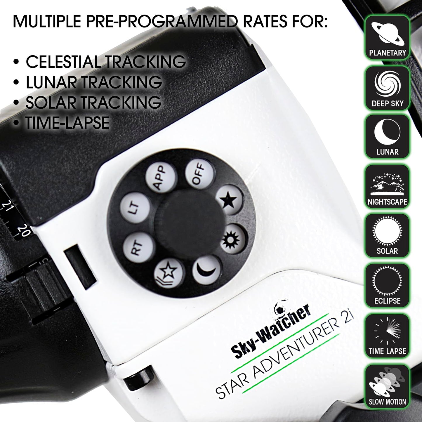 Sky-Watcher Star Adventurer 2i Pro Pack – Motorized DSLR Night Sky Tracker Equatorial Mount for Portable Nightscapes, Time-Lapse and Panoramas – Wi-Fi App Camera Control – Long Exposure (S20512)