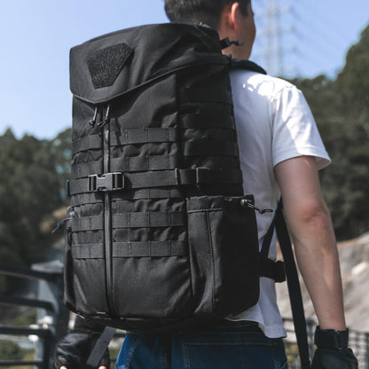 EXCELLENT ELITE SPANKER Tactical Military Backpack 35L Camping Hiking Backpack for Men and Women for Outdoor Hiking, Trekking, and Travel(Black)