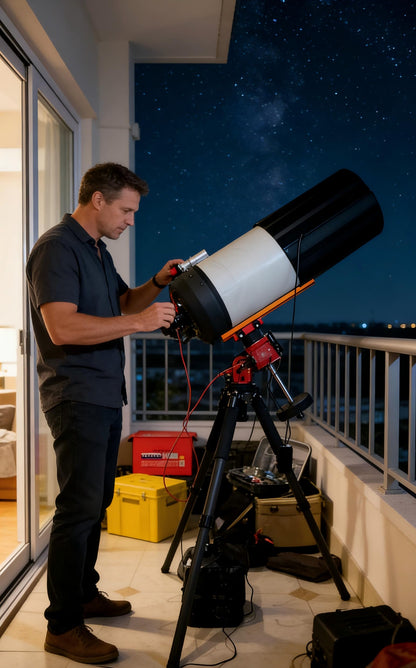 Carbon Fiber Telescope Equatorial Base Mount Tripod 50KG/110Lb High Load Capacity