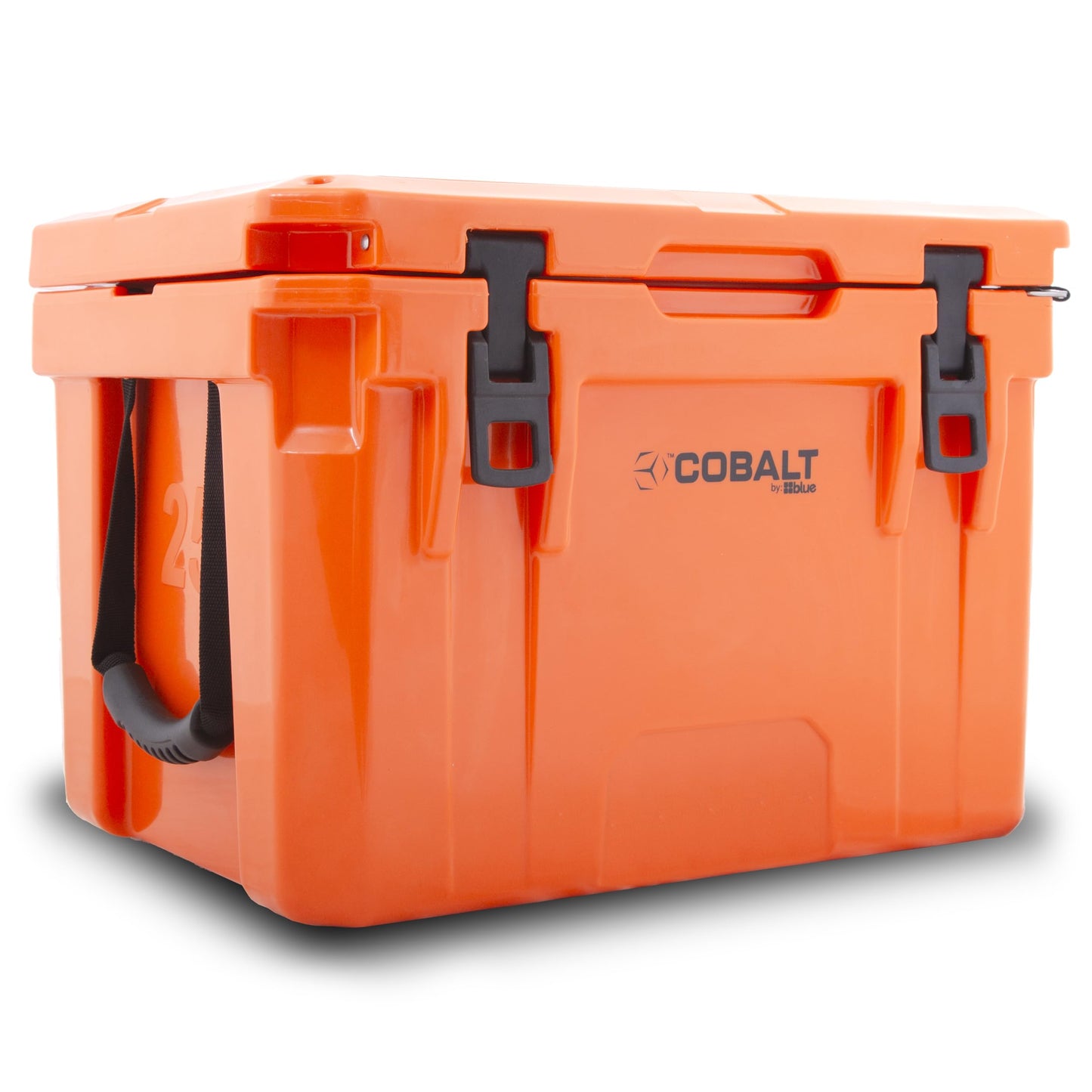 Cobalt 25 Quart Roto-Molded Super Ice Cooler | Large Ice Chest Holds Ice Up to 3 Days | (Hunter Orange)