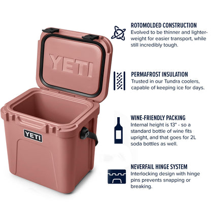 YETI Roadie 24 Cooler, Sandstone Pink
